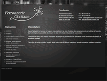 Tablet Screenshot of ferronnerie-occitane.com